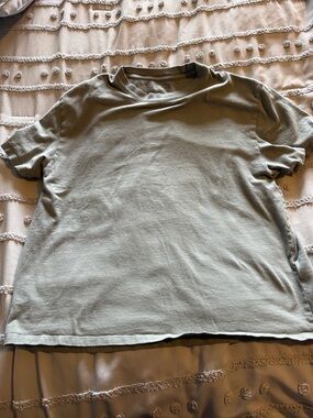 Abercrombie and Fitch Classic Crew Neck T‑Shirt - Sage Green